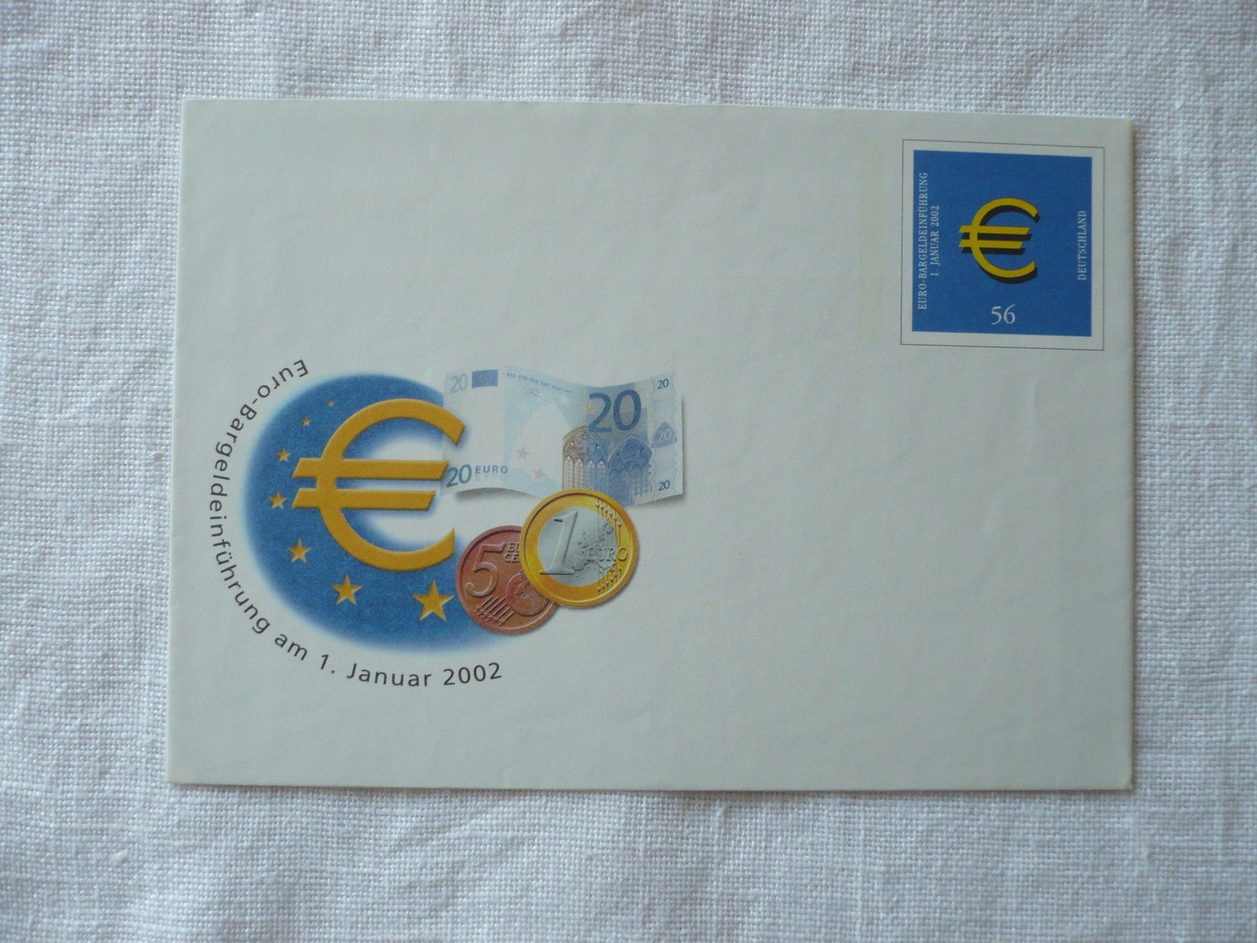 Tutti i francobolli: D 1.1.2002 EURO-Bargeldeinführung – Usato da Zürich venduto da saltandpepper008