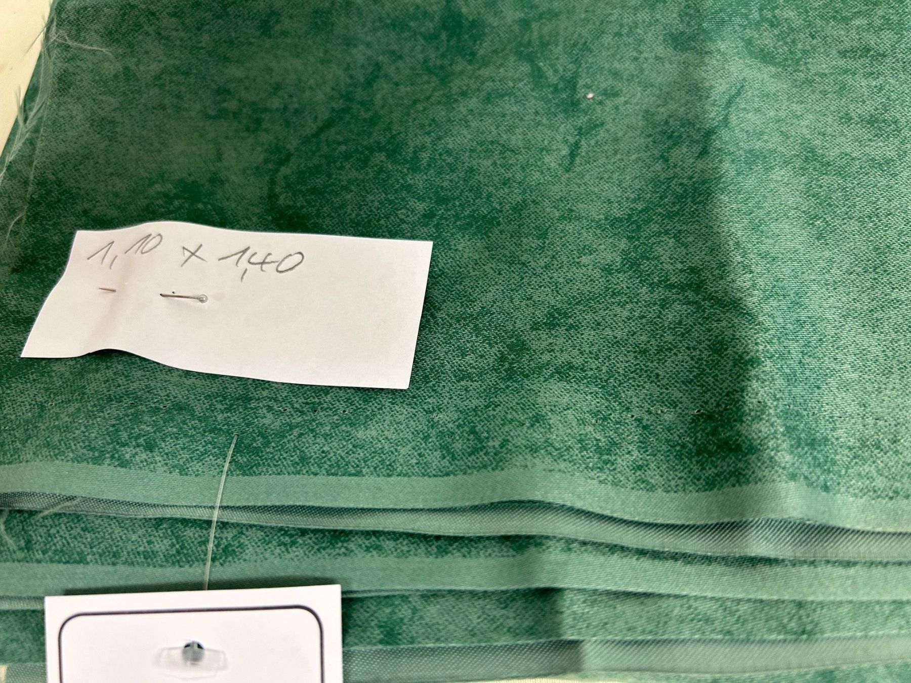 Stoffe: Dekostoff tannengrün, marmoriert – Neu (gemäss Beschreibung) aus Au SG von Nadel04