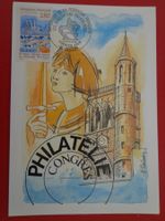 Maximumkarte MK 1995 Frankreich/ Congrès philatélie