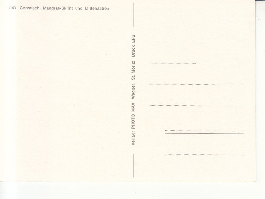 Cartoline postali: Corvatsch, ca. 1970 – Usato da Bürglen TG venduto da StampGraf 1