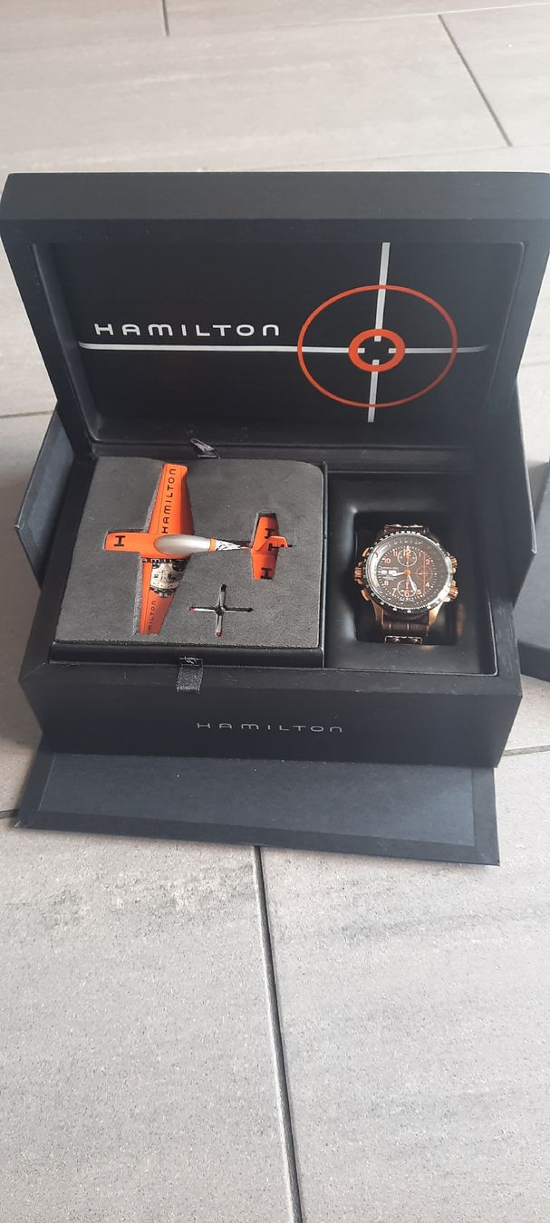 Hamilton Orologi: Hamilton Khaki Aviation X-Wind Automatic Rose Gold / Schwarz – Usato da Bettlach venduto da FredMarti13 2