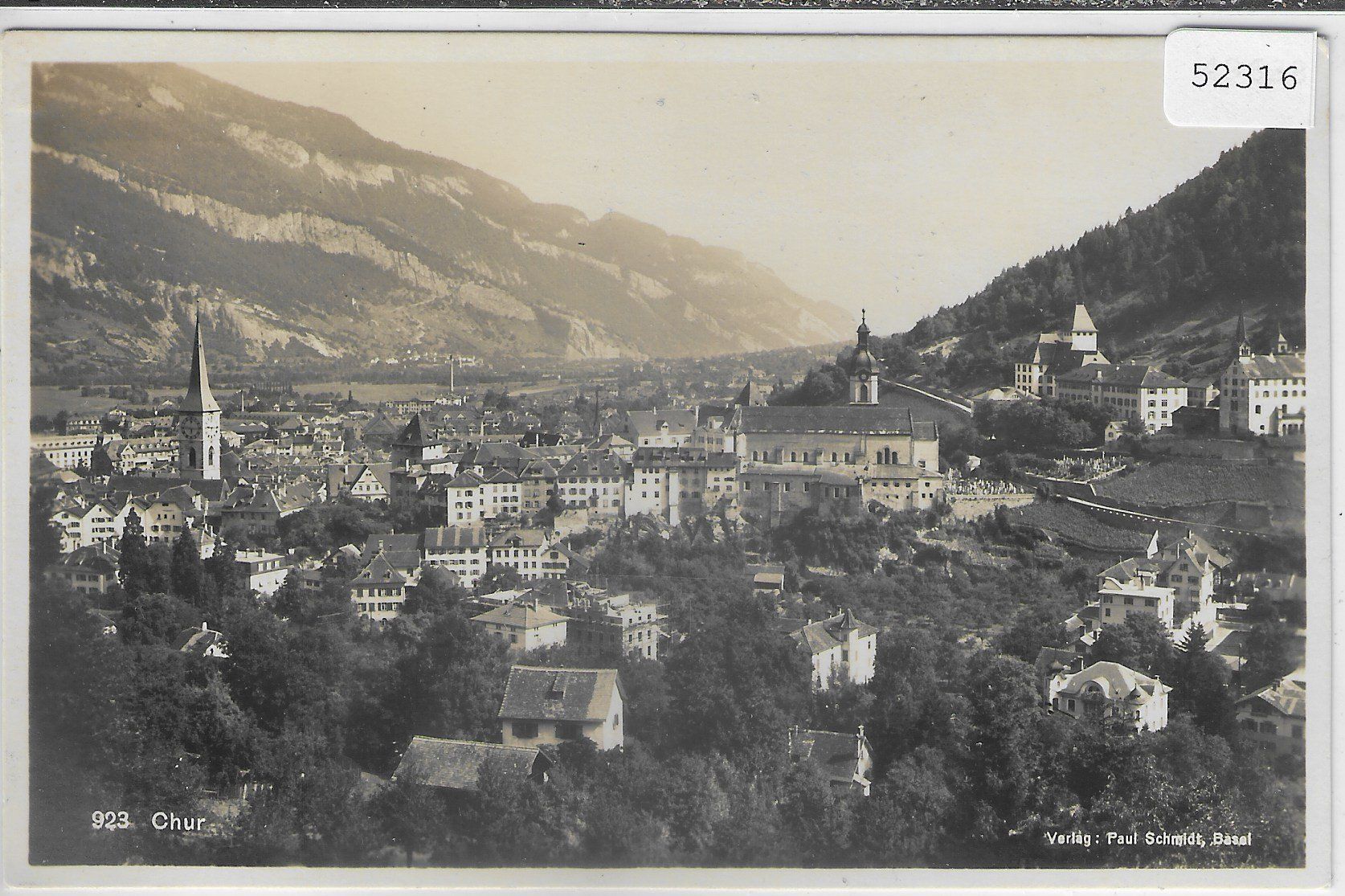 Cartes postales: Chur - Generalansicht – D'occasion à Ettingen par Kartenplanet