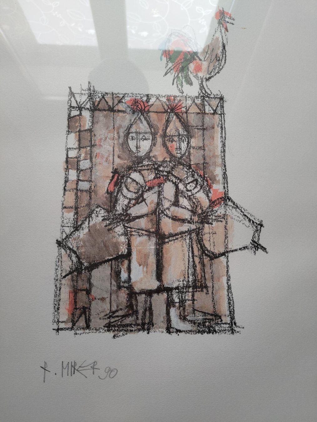 Foto & Immagini: Bild Mirer - Kunstdruck - gerahmt – Usato da Untervaz venduto da Lyraia