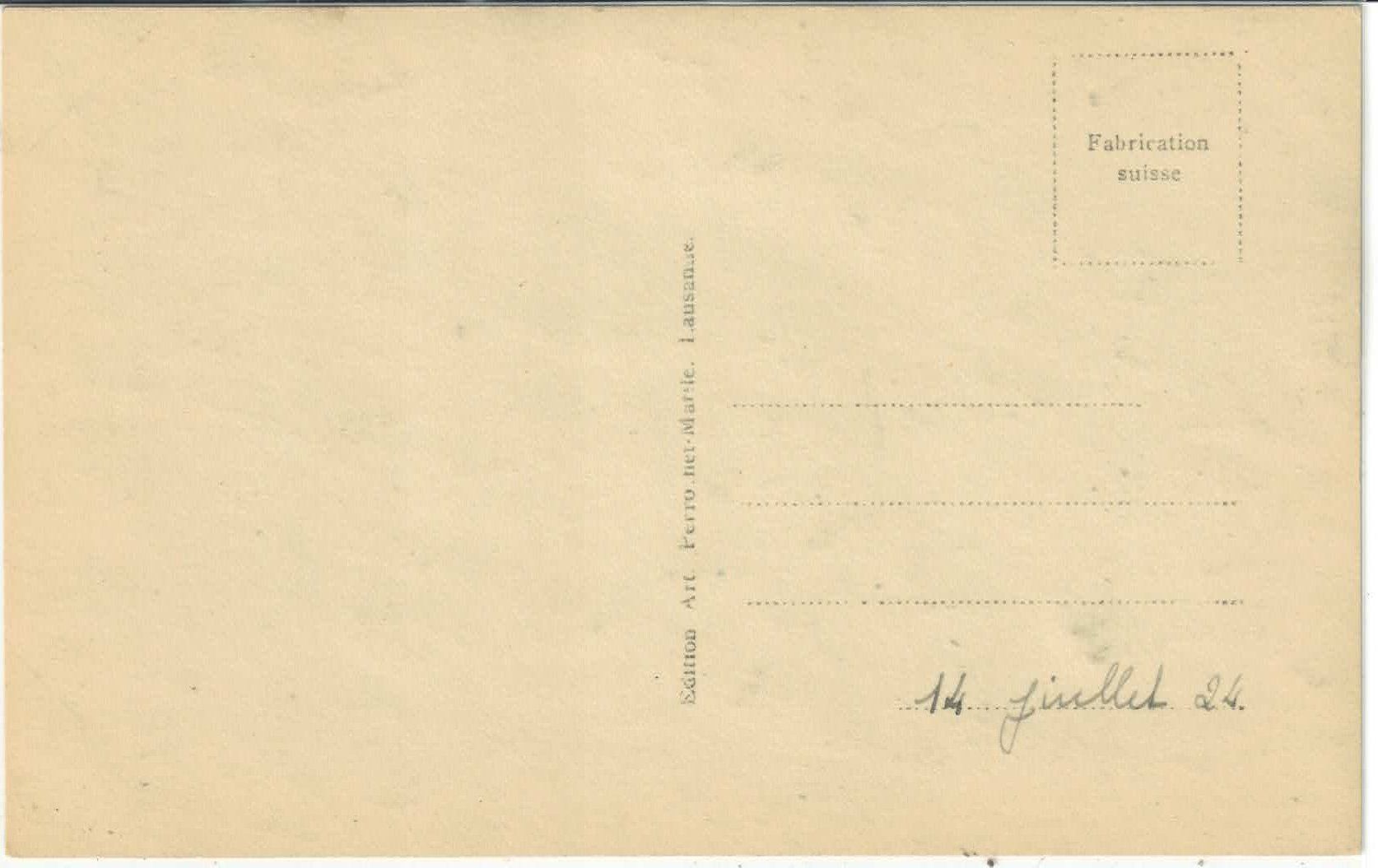 Cartoline postali: Le Trient - animee – Usato da Ettingen venduto da Kartenplanet 1