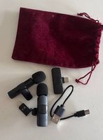 Kabelloses Mikrofon Set (2 Mikrofone) für iPhone / USB-C