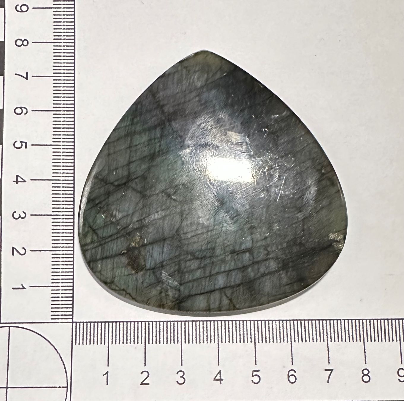 Mineralien & Heilsteine: Riesiges, Wunderschönes Labradorit Cabochon – Neu und originalverpackt aus Männedorf von CabochonExceptionnel 4
