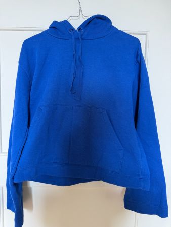 H&M Hoodie Kapuzenpullover Blau Gr. EUR XS Damen