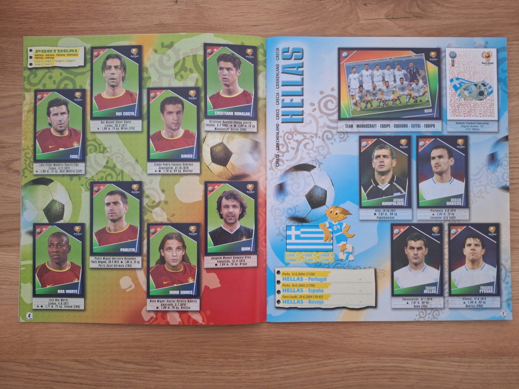 Panini Albums: PANINI EURO 2004 – D'occasion à St. Gallen par Matrix023 1