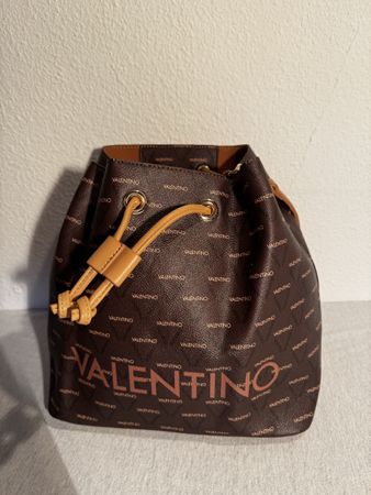 Valentino Handtasche Bucket Bag Braun Top Zustand Herbst