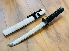 Katana TANTO Schwert WEISS 50cm NEU