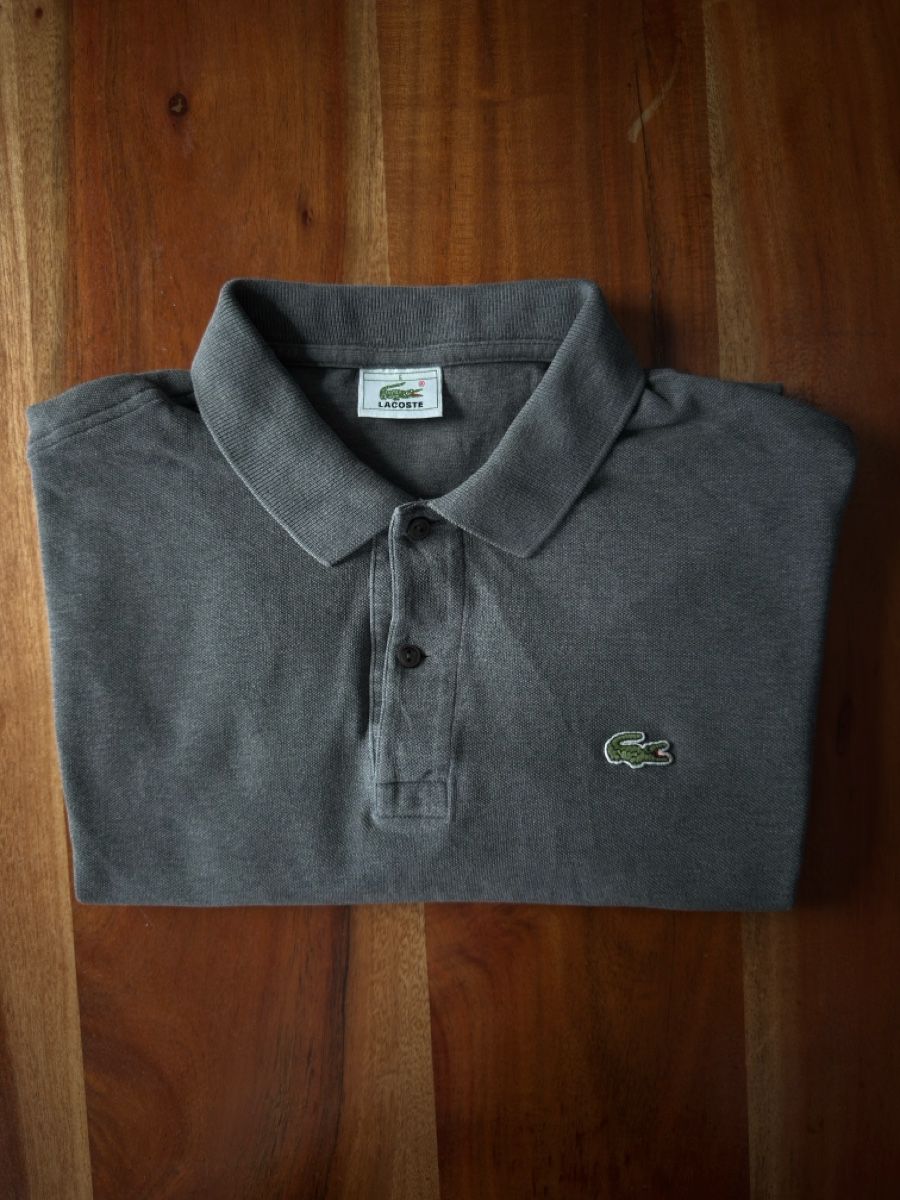 Lacoste Magliette Polo: Vintage Lacoste Polo grau, Grösse 5, ca. L – Usato da Neuendorf venduto da Bleu_primitif 4