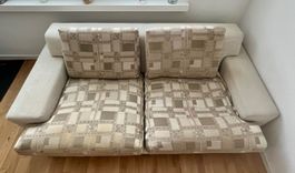 Gratis 2 Zwilling‑Sofas Beige, 2 Plätze, Daunenfüllung