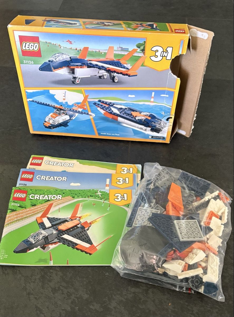 Lego Kit di costruzioni: Lego Creator 31126 Überschalljet 3 in 1 – Usato da Uster venduto da Trisha5 1