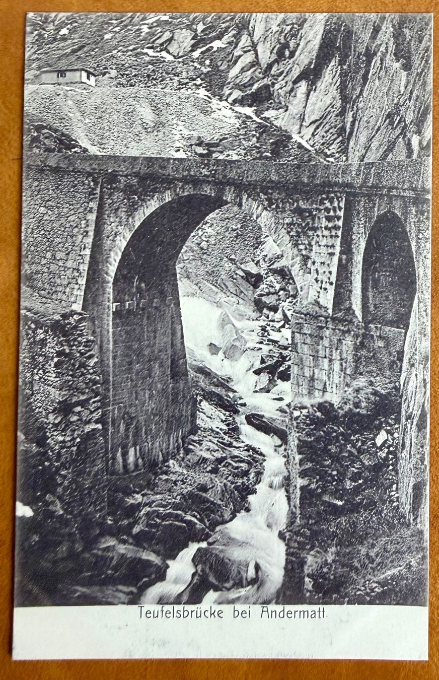 Cartoline postali: Andermatt - Teufelsbrücke - Antik – Usato da Lutry venduto da Ediego