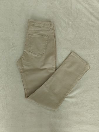 Herren Hose Baumwolle beige Top Zustand 