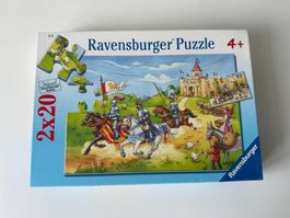 Ravensburger Puzzle "Ritterszenen" 2 x 20 Teile, ab 4 Jahre