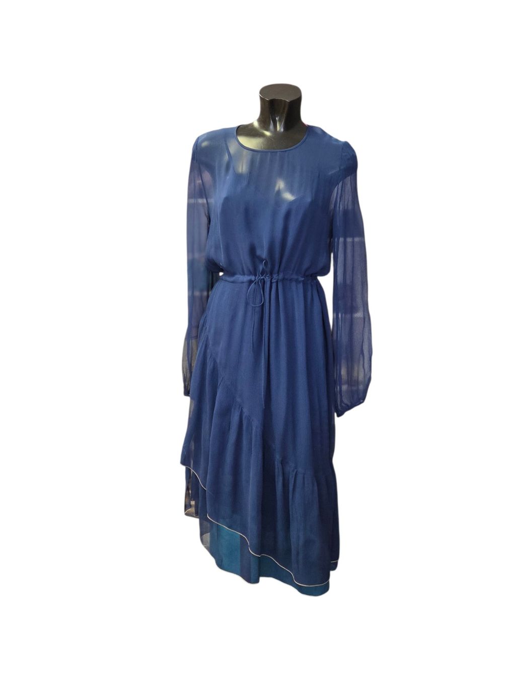 Chloé Vestiti: See by Chloe Seiden Midi Kleid – Usato da Zürich venduto da Bubi83