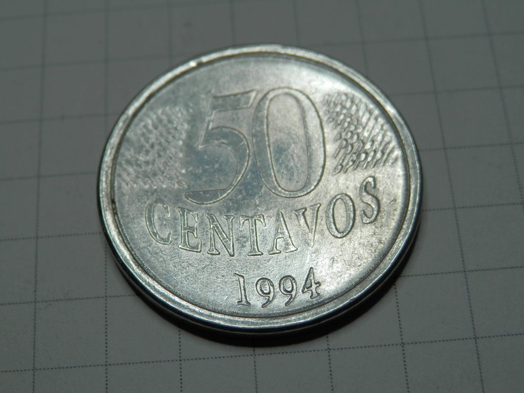 Tutti le monete: Brasilien  50 Centavos, 1994 – Usato da Weiach venduto da weiach81