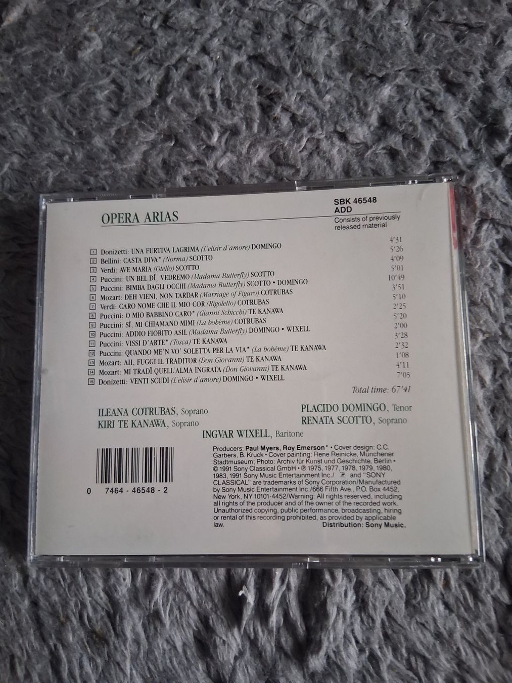 CDs: OPERA ARIAS     CD – Gebraucht aus Wetzikon ZH von Ramones01 1