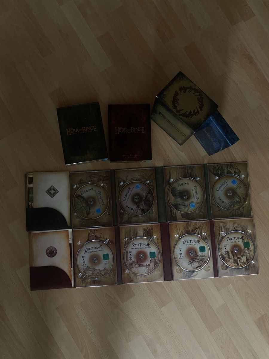Tutti i DVDs: Herr der Ringe Trilogie Extended DVD Box 12 Discs – Usato da Kirchberg BE venduto da swiss_slab 3