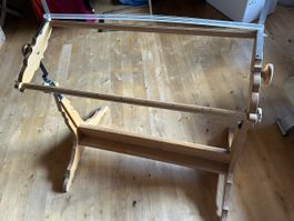 Gobelin Stickrahmen Holz verstellbar gebraucht