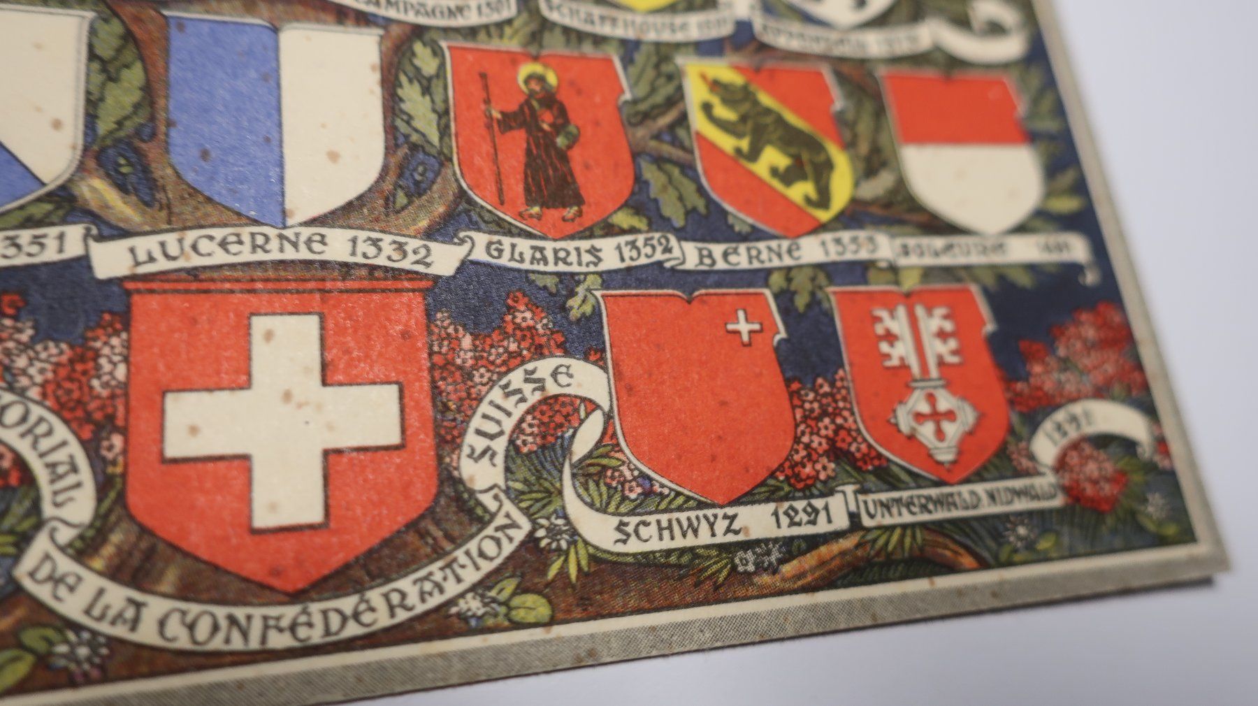 Cartoline postali: Blasons des cantons Suisse 1947 – Usato da Cormoret venduto da Pascalll2001 5