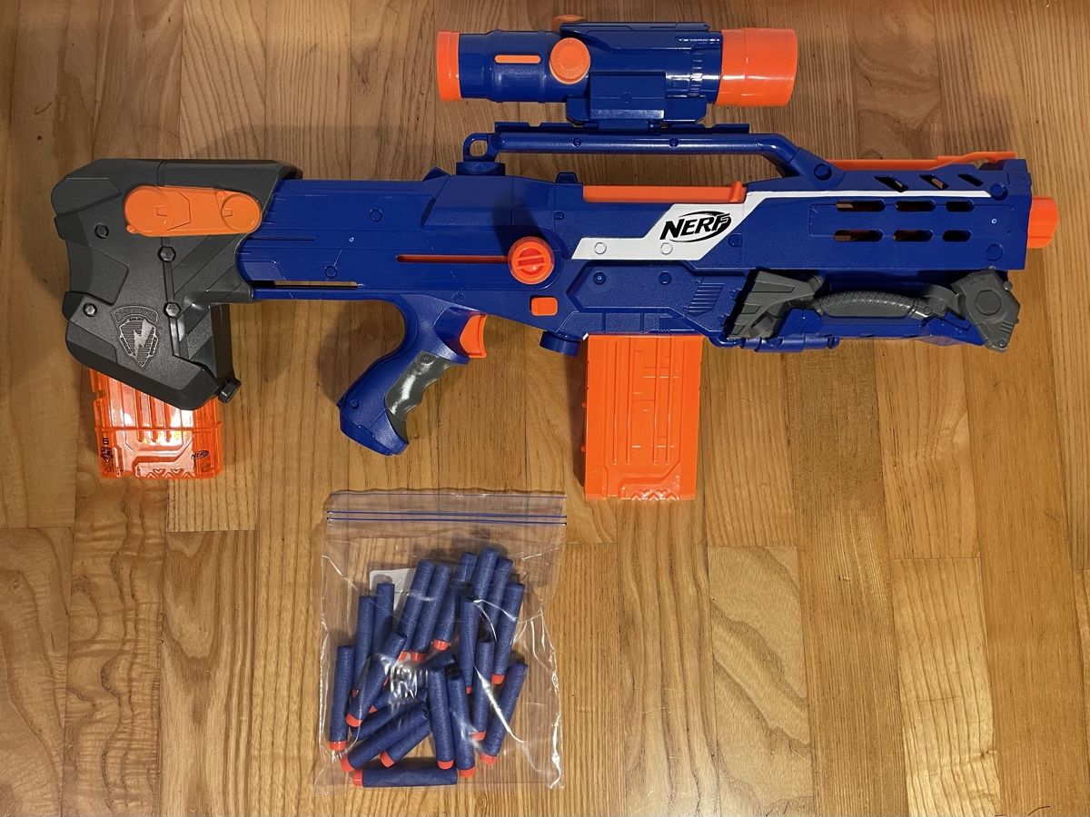 Nerf Giocattoli: NERF Longshot CS-6 - Top Zustand  – Usato da Basel venduto da Janou07