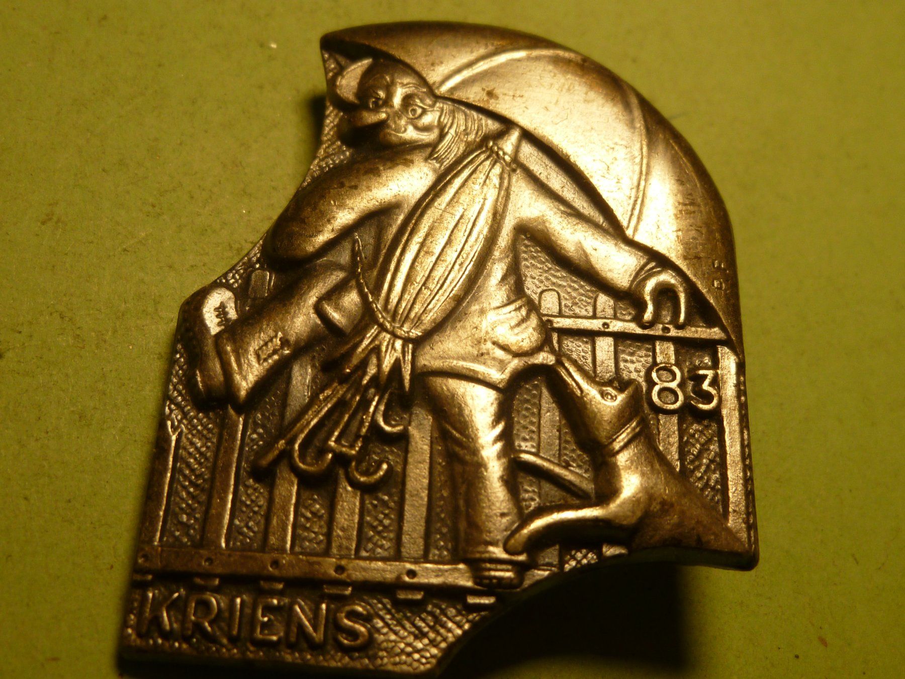 Plaketten & Abzeichen: KRIENS 1983 SILBER – Gebraucht aus Ried (Muotathal) von Mandarin02