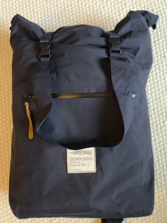 Wasserdichter Didriksons Rucksack/Tote Bag, neuwertig, blau