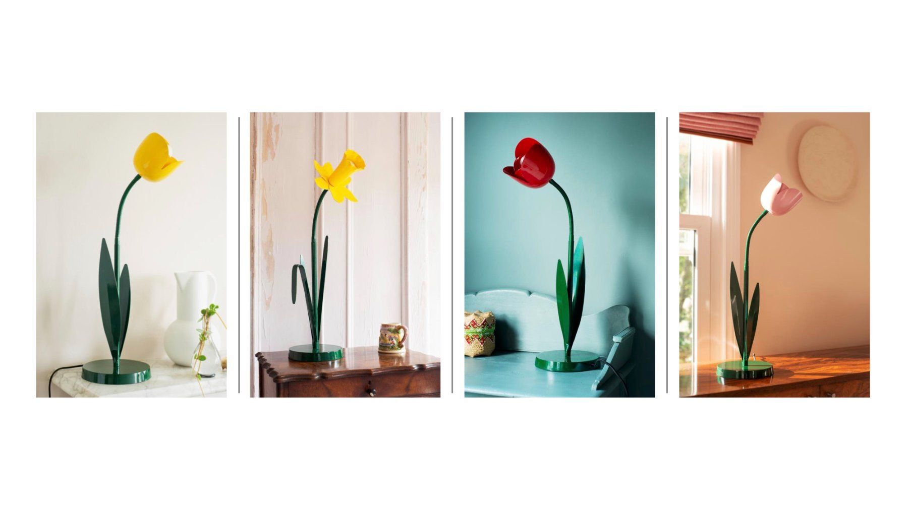 Lampade: Lampe de table, Flower Lights, 1980, design, vintage – Nuovo e nell'imballaggio originale da Lausanne venduto da huitre01 7