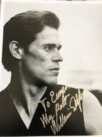 AUTOGRAMM VON WILLEM DAFOE MIT WIDMUNG