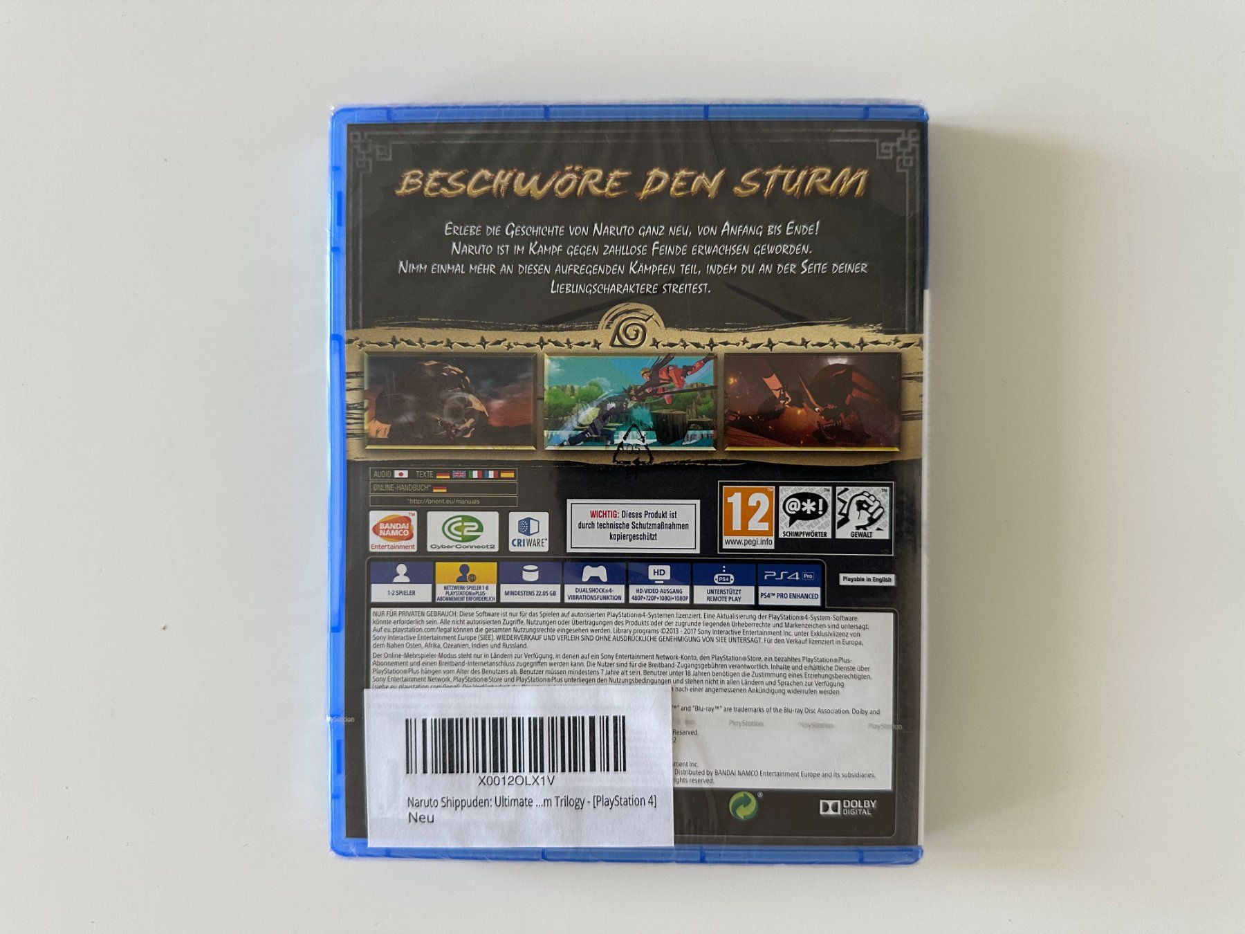 Sony Spiele: Naruto Shippuden: Ultimate Ninja Storm Trilogy PS4, PS5 – Neu und originalverpackt aus Couvet von nay_prh5 1