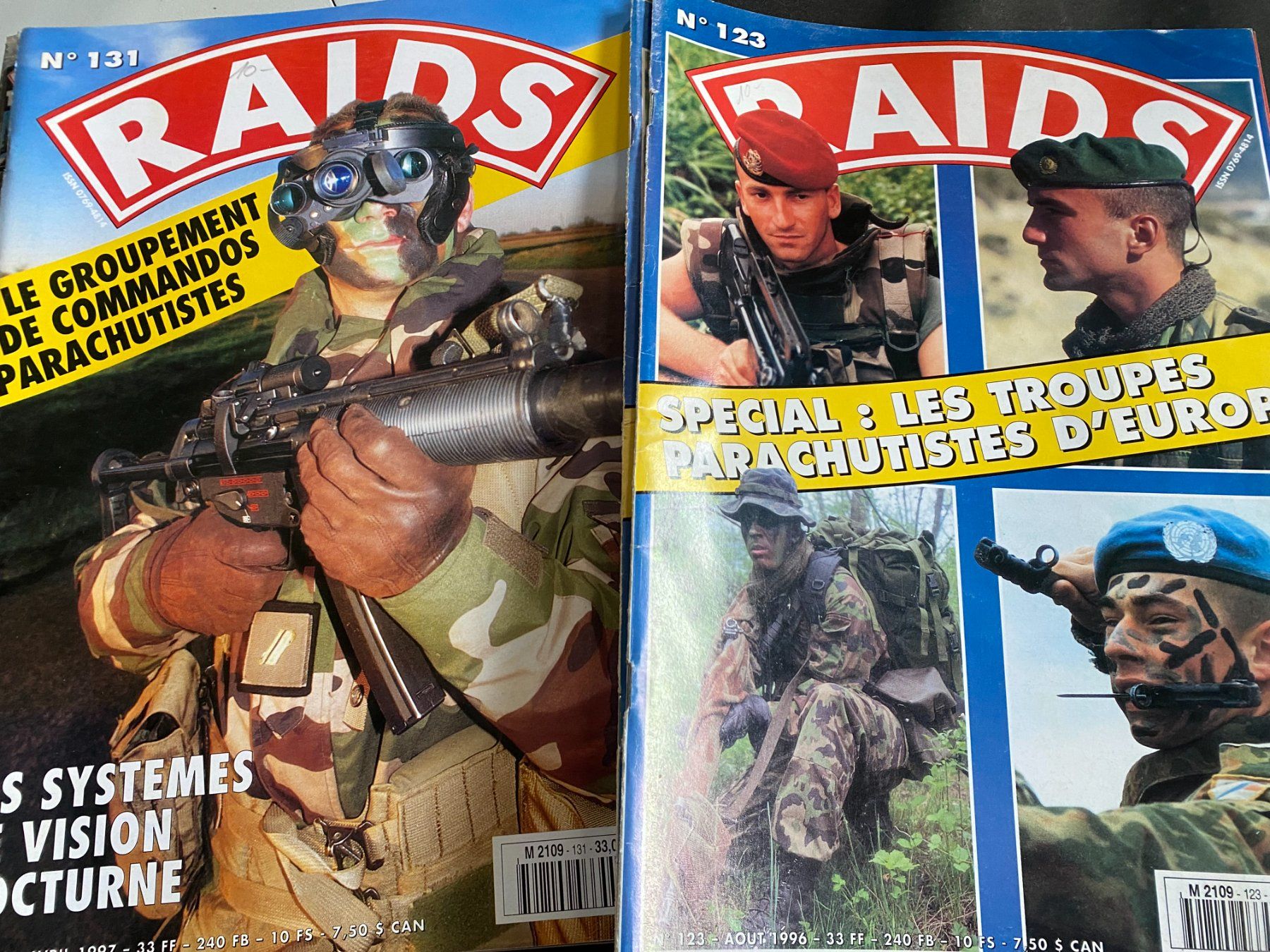 Riviste & Magazine: Magazines RAID - 32 numéros - 1988-2003 – Usato da Prez-vers-Noréaz venduto da Jchris 5