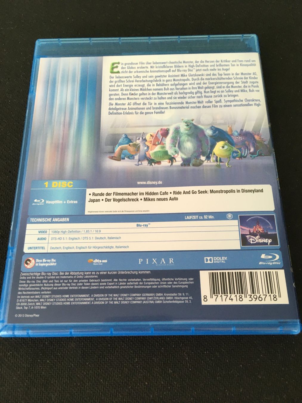 Tous les DVDs: Die Monster AG [Blu-ray] – D'occasion à St.Gallen par MedienJoe 1