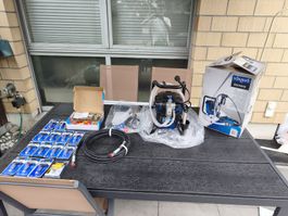 Farbsprühsystem Scheppach Airless mit viel Zubehör neu