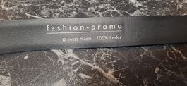 Gürtel fashion-promo schwarz 100 Prozent Leder Swiss Made