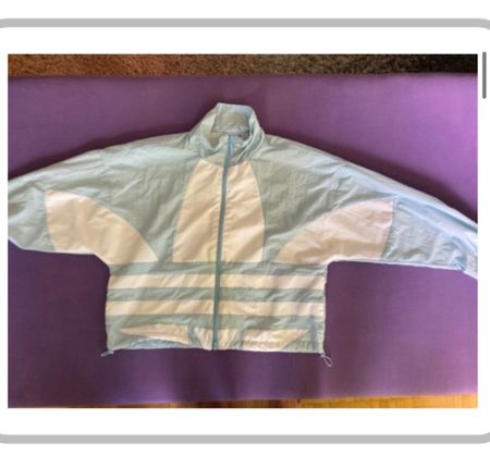 Adidas Original Trainer Jacke Gr 36 babyblau