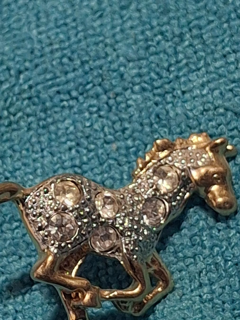 Broschen & Nadeln: Pin's cheval avec brillants - strass – Gebraucht aus Villiers von san_jn5w 1