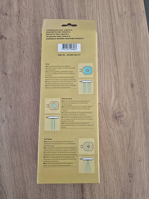 Soffioni doccia: Douchette KWC Choice-H NEUVE – Usato da La Chaux-de-Fonds venduto da Cosmocat86 1