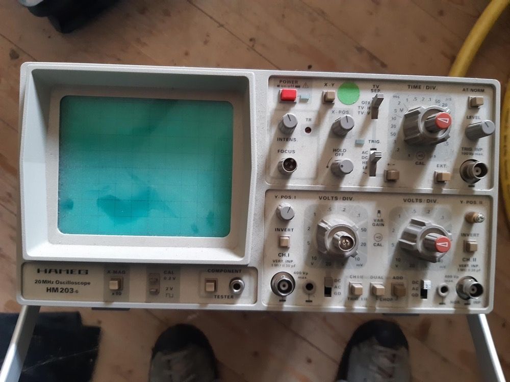 Oscilloscope Hameg HM203-5 - Framboise 314, le Raspberry Pi à la sauce