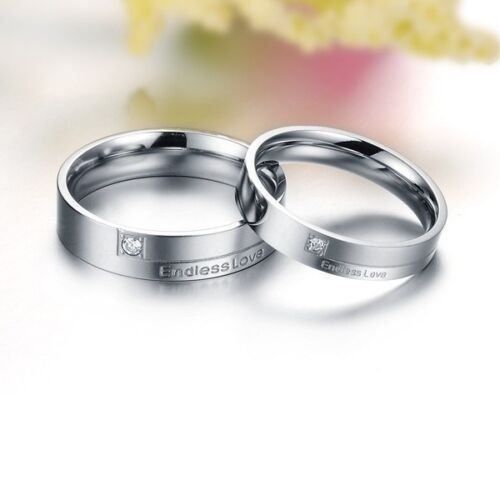 Anelli: 2 Ring Allianzring Endless Love Trauring Bague Alliance – Nuovo (secondo la descrizione) da Prilly venduto da ilyria73 2
