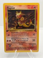 Pokemon Karte - Magmar Fossil Erste Editon DE