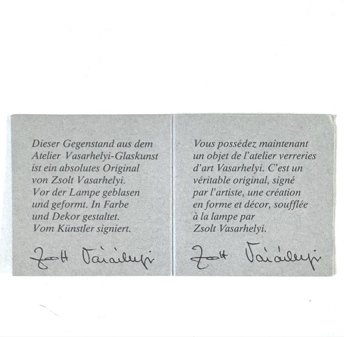 Vasi & Recipienti: Vintage Zsolt Vasarhelyi Glasvase – Usato da Wildberg venduto da wild59 4