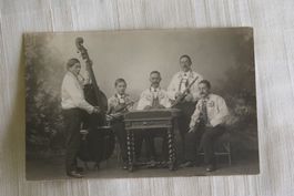 AK Appenzeller Streichmusik, Tracht, Instrumente, Lindauerli
