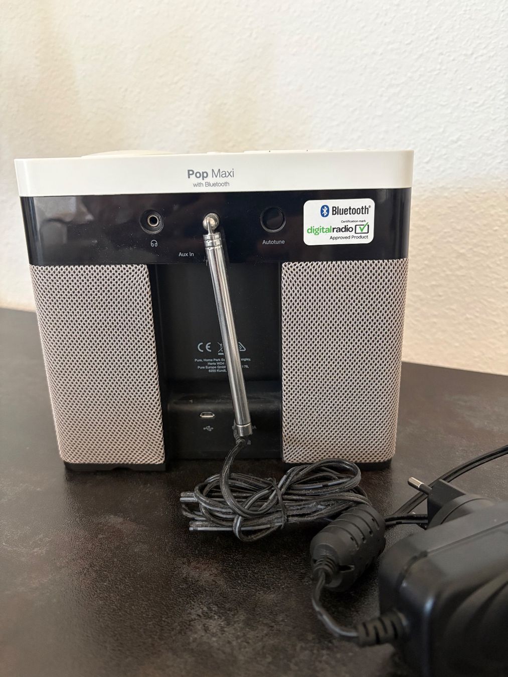 Radios: Radio Pure Pop Maxi Bluetooth dab+. / breit 18cm, tiefe 9cm – Gebraucht aus Gebenstorf von R.oli 2