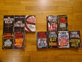 Beinahe komplette Buchserie CHRIS CARTER