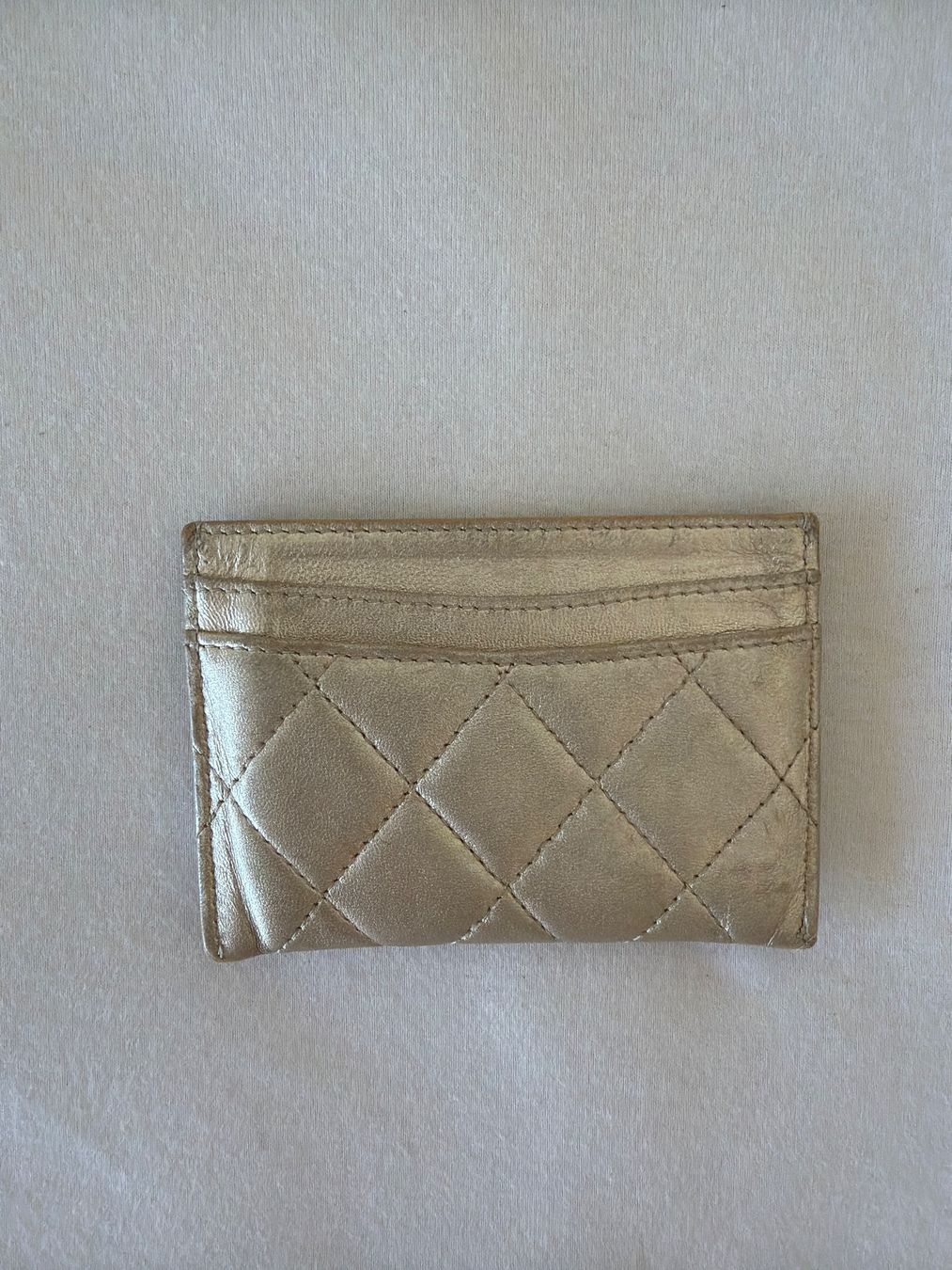 Chanel Portamonete: Kartenetui Chanel Gold gebraucht – Usato da Roggwil TG venduto da est_r5x7 1