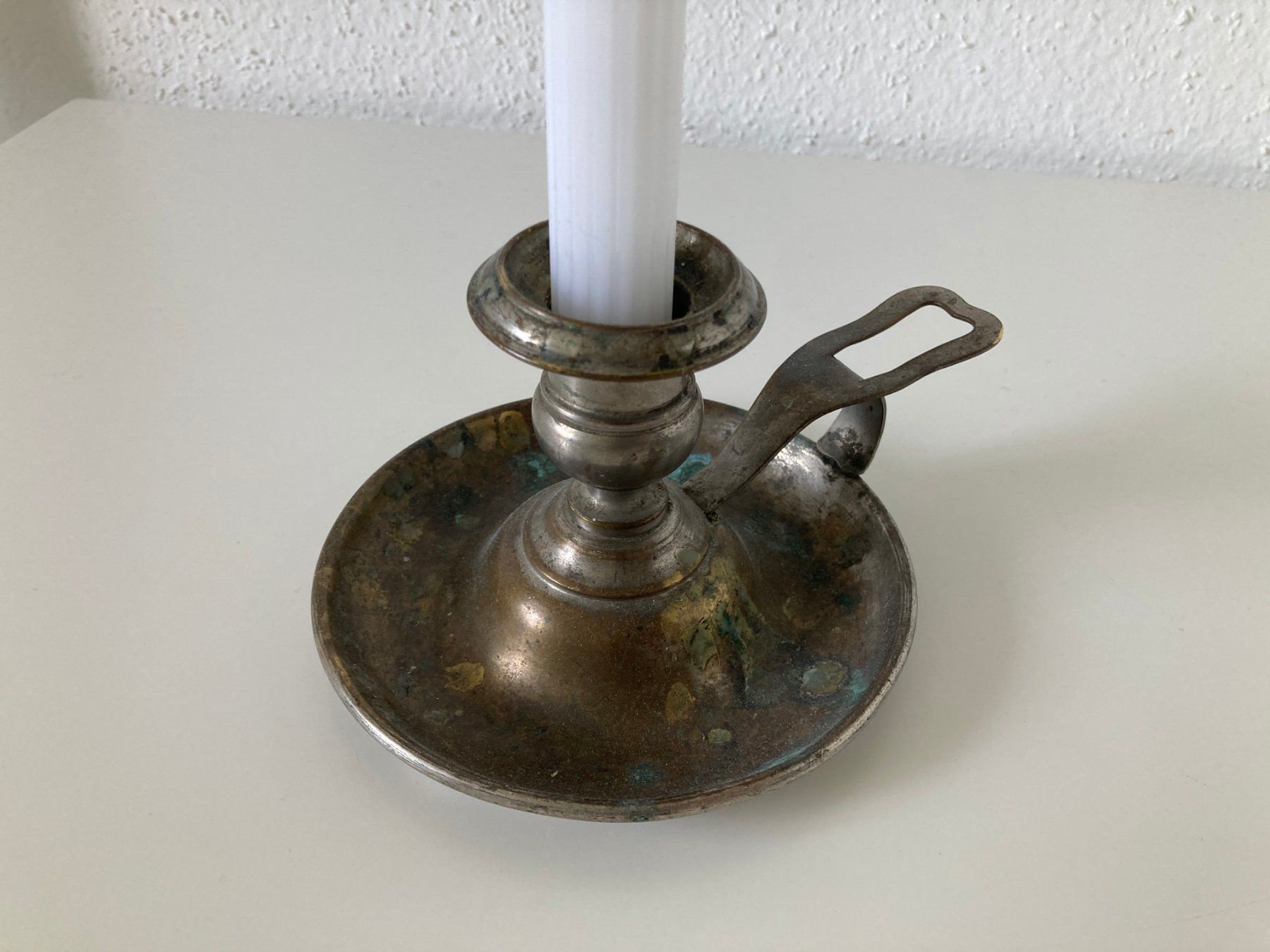 Portacandele: Bougeoir ancien état d'usage – Usato da Biel/Bienne venduto da almercaa 1