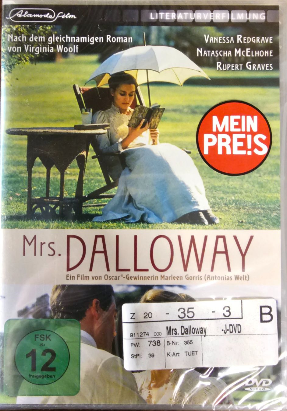 Tutti i DVDs: Mrs. Dalloway – Nuovo e nell'imballaggio originale da Wahlen b. Laufen venduto da Cg10