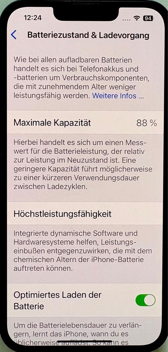 Apple Portables: iPhone 13, 256GB, Schwarz - Top Zustand! – D'occasion à Zollikofen par  6